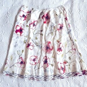Floral skirt